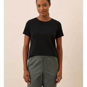 Pact navy Short Sleeve Women's Tee
